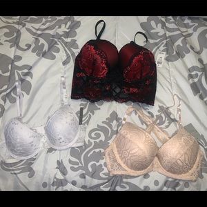 Lot of 3 bras